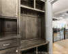 Mudroom with wood finished floors
