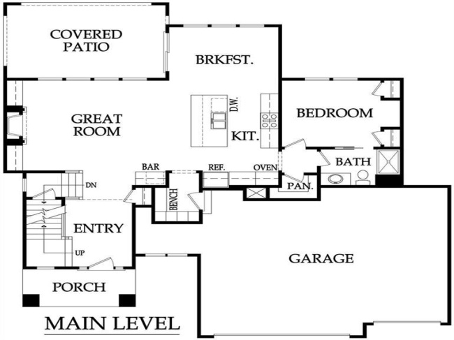 Main Level of the Aspen